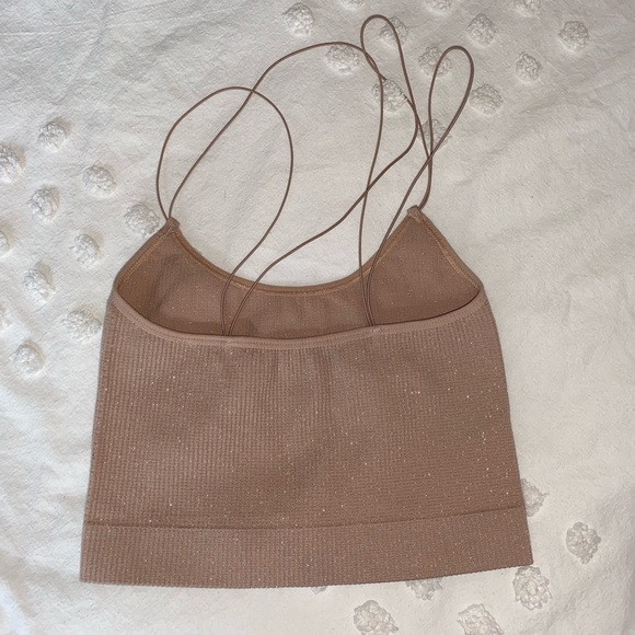 Urban Outfitters Sparkly Nude Tank✨ - Picture 2 of 2